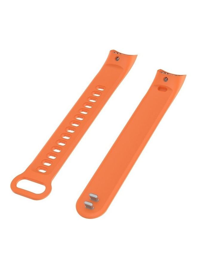 BGM Silicone Replacement Wrist Strap For Huawei Honor Band 3 Orange  - Image 3