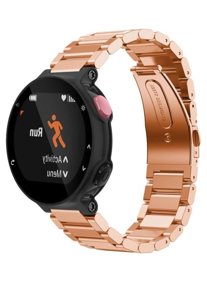 BGM Universal Smart Watch Wrist Strap For Garmin Forerunner 220 / 230 / 235 / 630 / 620 / 735 Rose Gold  - Image 1