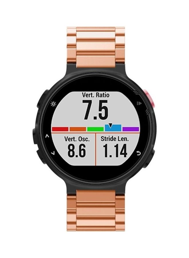 BGM Universal Smart Watch Wrist Strap For Garmin Forerunner 220 / 230 / 235 / 630 / 620 / 735 Rose Gold  - Image 2