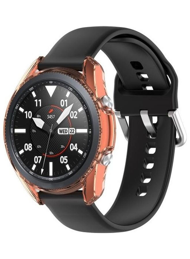 BGM Transparent TPU Watch Protective Case For Samsung Galaxy Watch Orange - Image 4