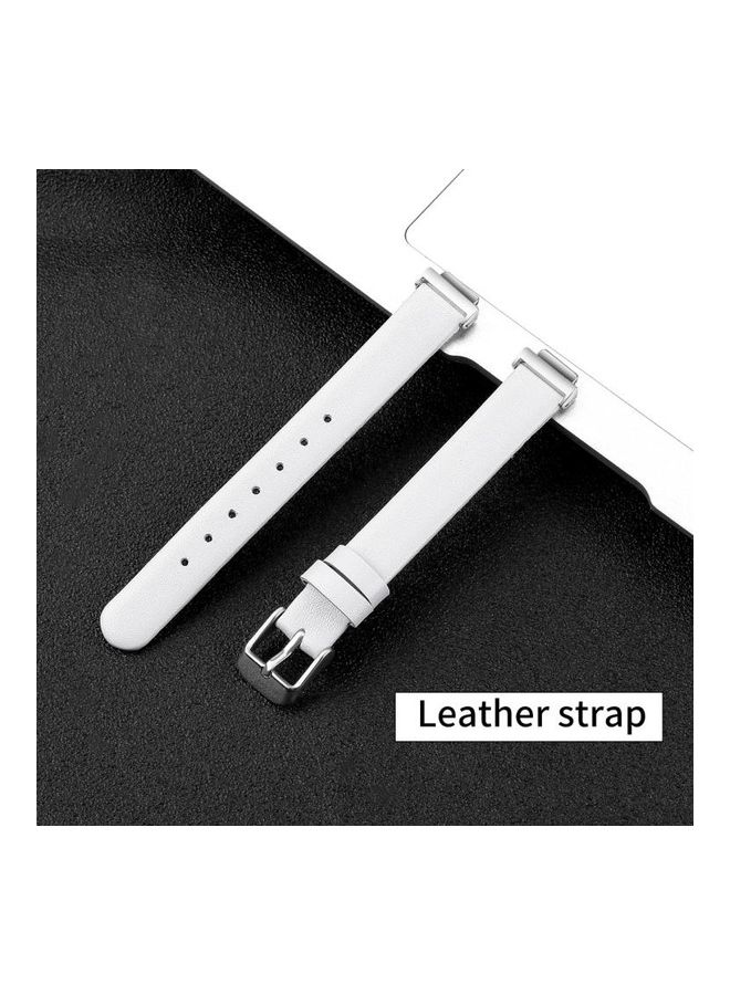 بي جي إم Replacement Wrist Strap With Metal Connector For Fitbit Inspire/Inspire HR White - Image 2