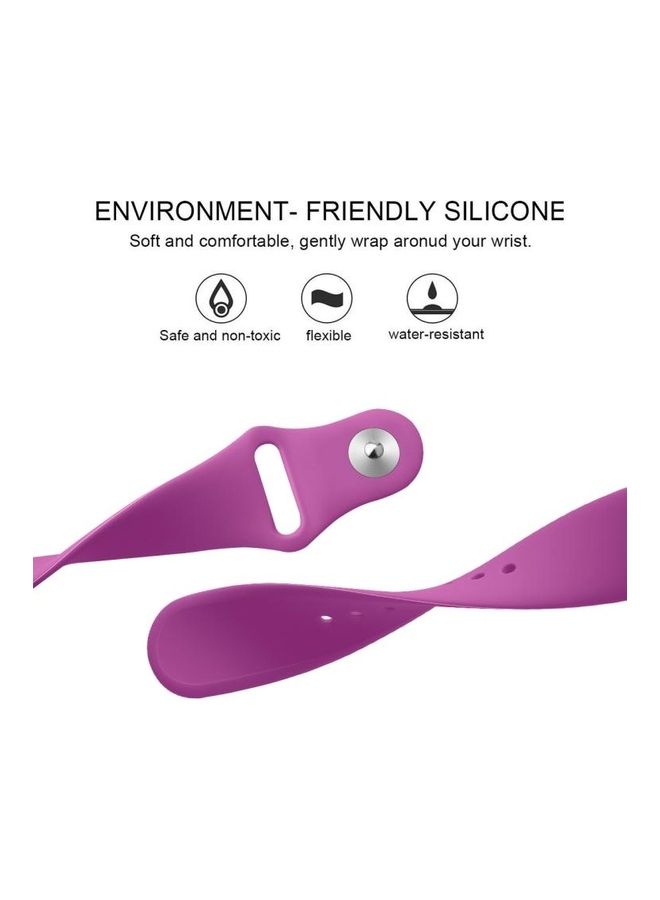 BGM Replacement Strap Watch Band Purple - Image 4