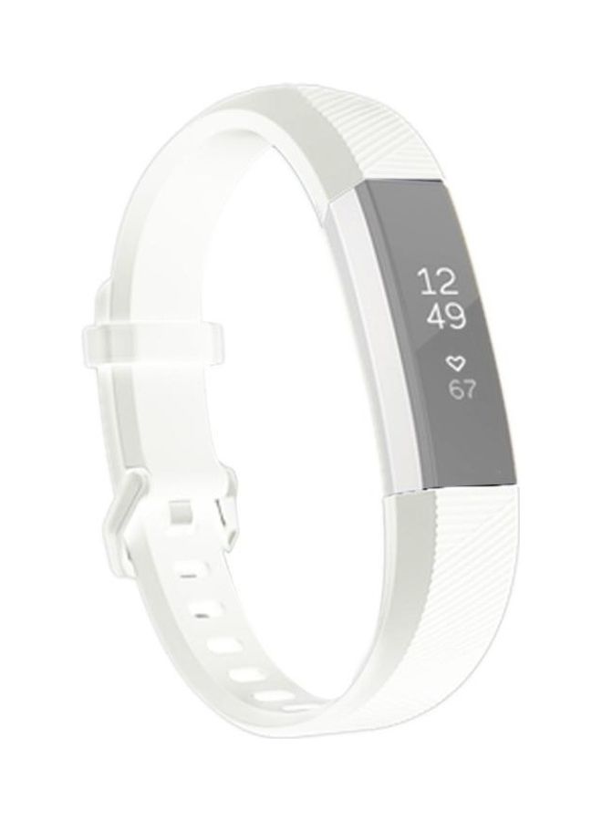 BGM Silicone Smart Watchband For Fitbit Alta White - Image 1
