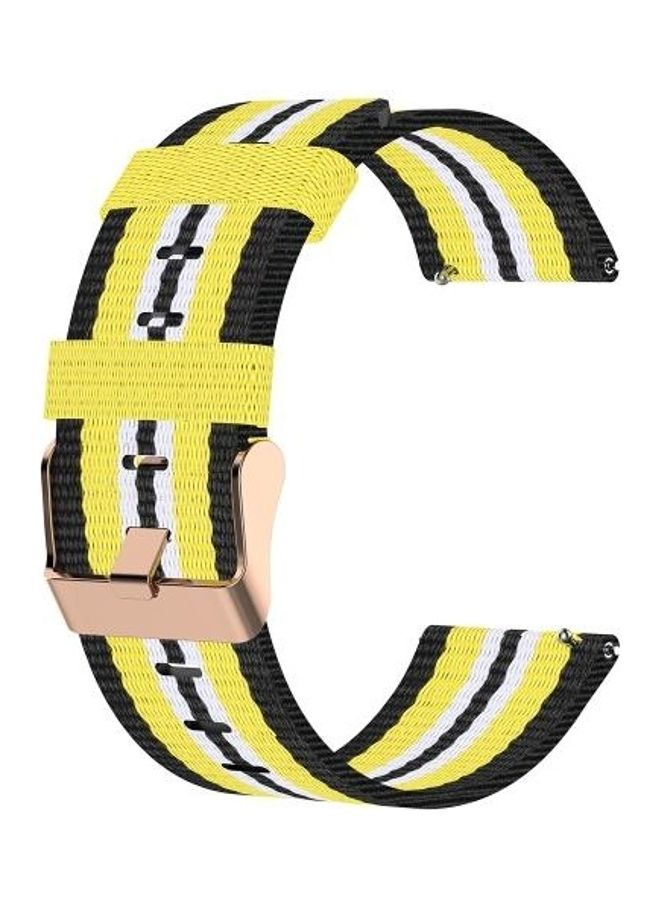 BGM Replacement Strap for Huawei B5 Black/Yellow - Image 2