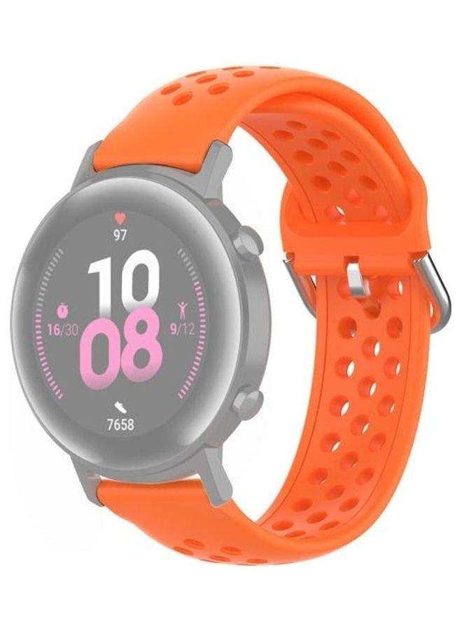 BGM Solid Color Sport Wrist Strap For Huawei Watch GT2 Orange - Image 1