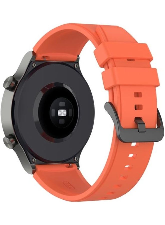 BGM Silicone Replacement Strap For Huawei Watch GT2 Pro Orange - Image 5