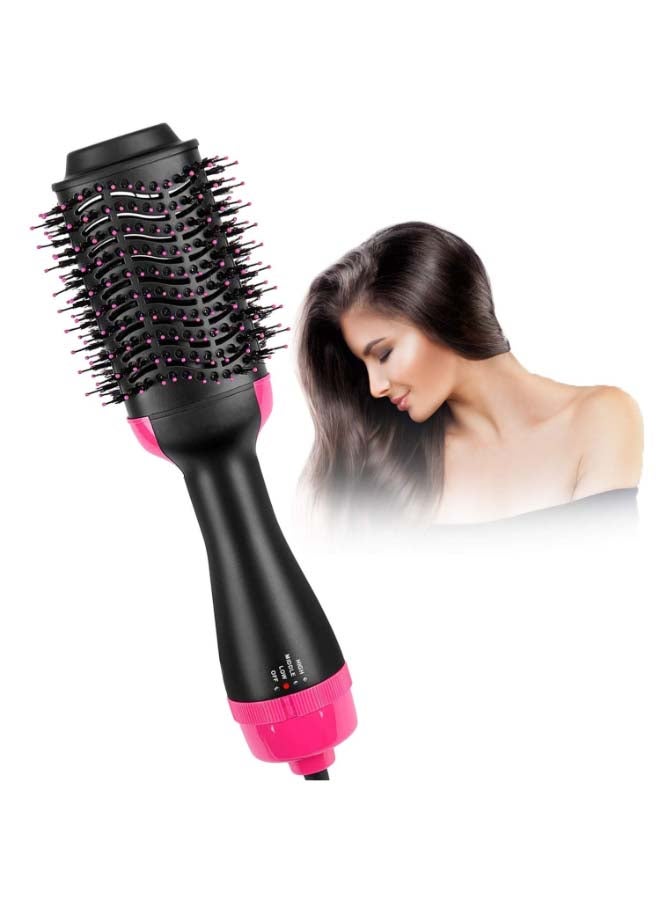 فرشاة تصفيف الشعر هوت إير بادل أسود/وردي - Image 2