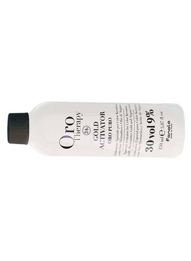 FANOLA 30 Vol 9% Oro Therapy 24k Gold Activator For Color Keratin 150ml - Image 2