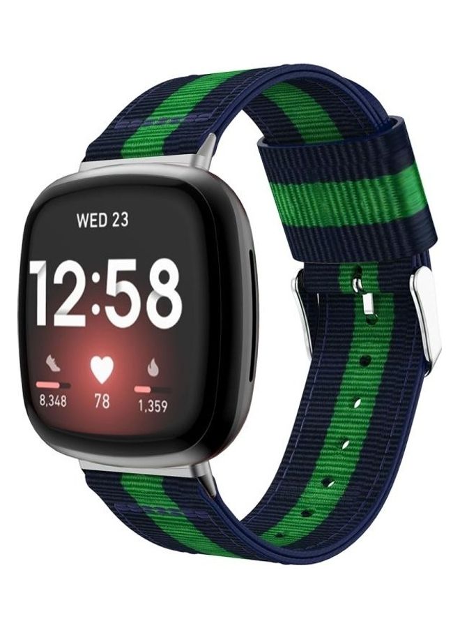 BGM Replacement Strap Band for Fitbit Versa 3 Smartwatch Green - Image 3