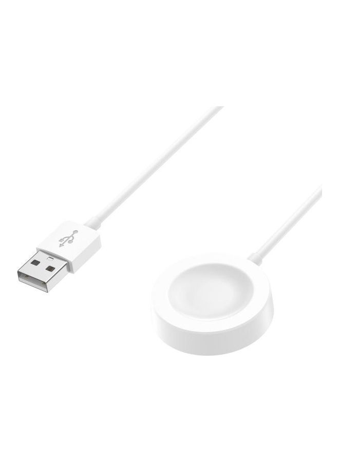 بي جي إم كابل شحن مغناطيسي بمنفذ USB لساعة هواوي GT 2 برو/GT 2 EC أبيض  - Image 4
