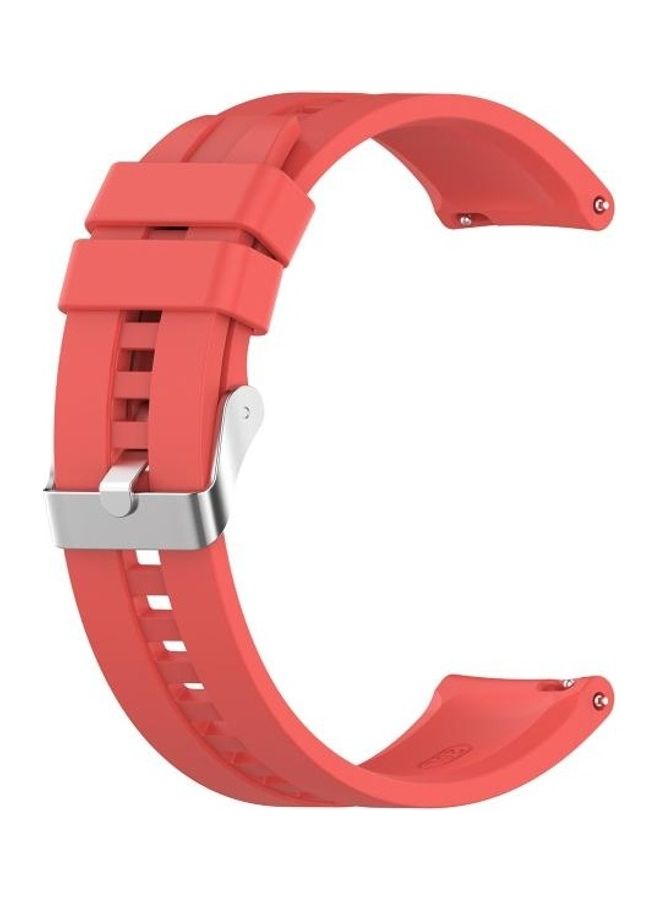 BGM Silicone Replacement Strap For Huawei Watch 3/3 Pro Red - Image 1