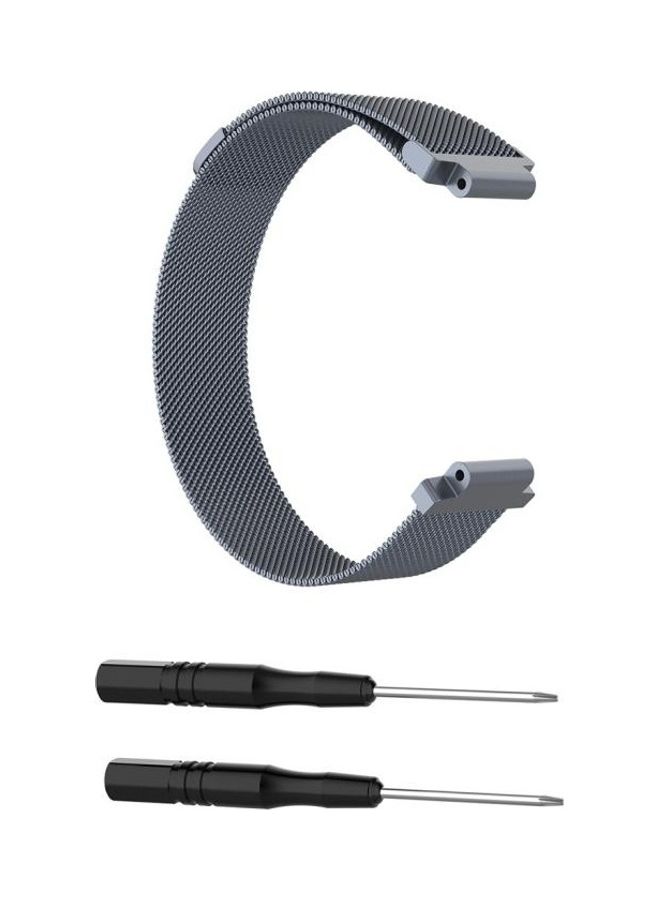 BGM Replacement Strap Band for Garmin Smartwatch Grey - Image 4