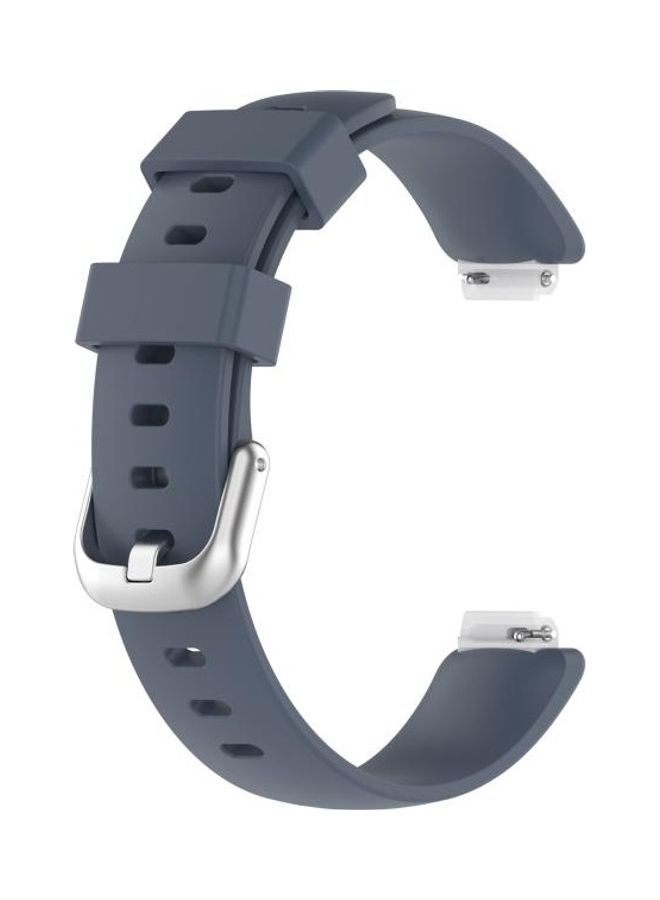 BGM TPE Replacement Strap Watchband For Fitbit Inspire 2 Size:L Grey - Image 1