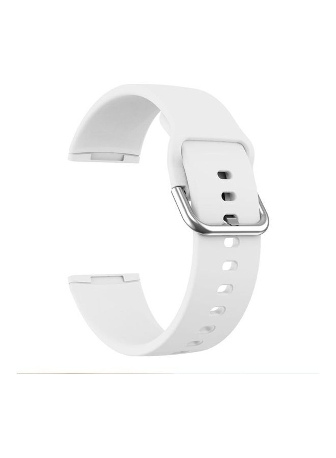 BGM Silicone Replacement Strap Watchband For Fitbit Versa 3 White - Image 1