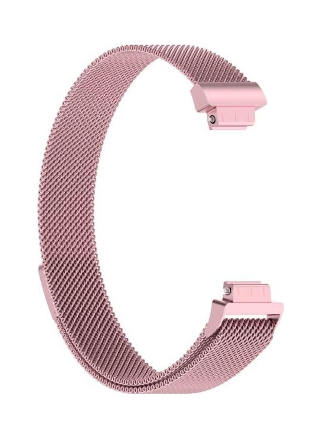 BGM - Milanese Replacement Wrist Strap For Fitbit Inspire 2 Rose Pink - Image 1