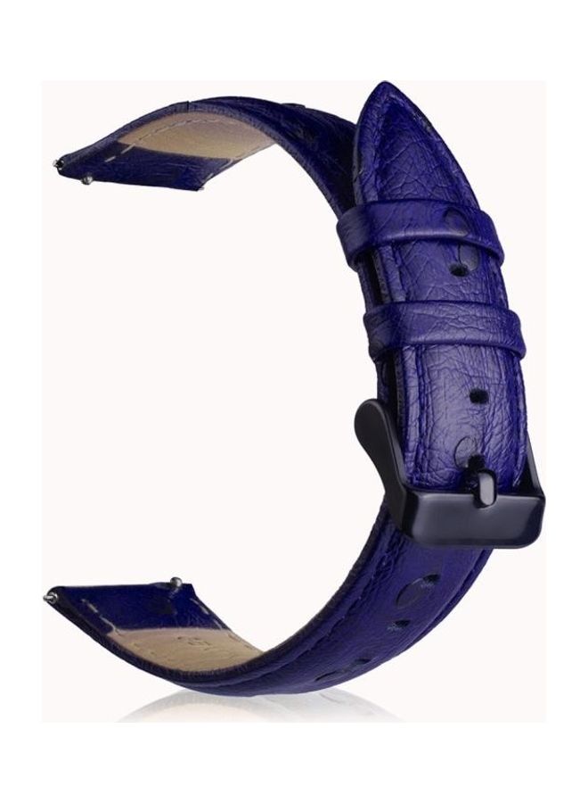 بي جي إم سِوار بديل لساعة سامسونج جير S3 مقاس 22 مم أزرق - Image 3