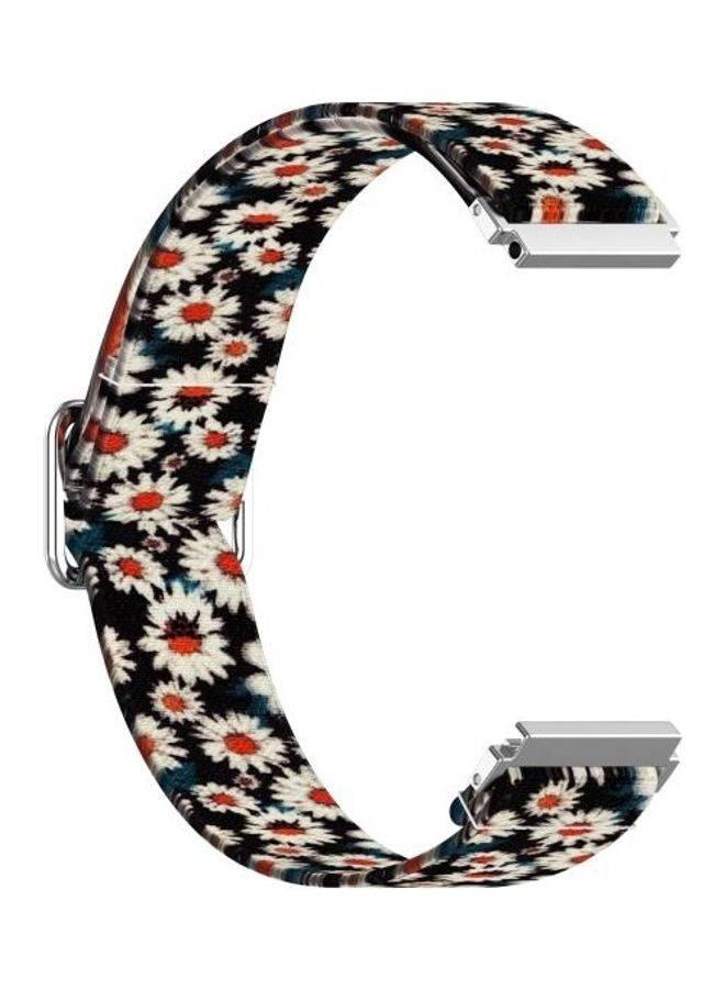 BGM 20mm Adjustable Elastic Printed Replacement Watchband For Samsung Galaxy Watch Active2/Active Multicolour - Image 2