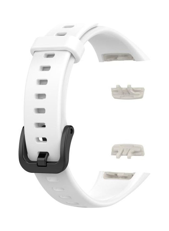 BGM Replacement Strap For Huawei Honor Band 6 TPU White - Image 1