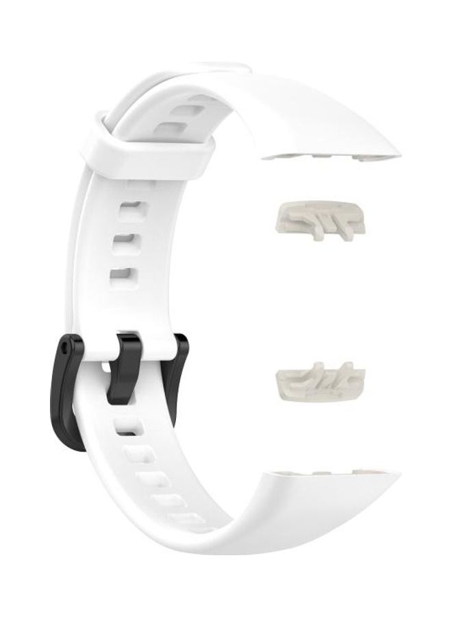 BGM Replacement Strap For Huawei Honor Band 6 TPU White - Image 3