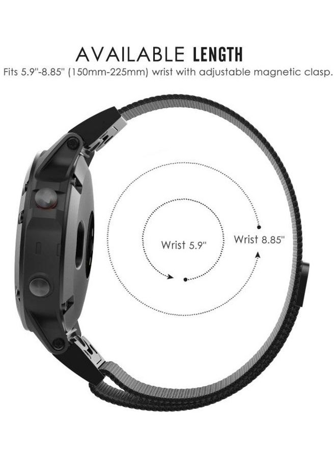 BGM Metal Watchband For Garmin Fenix 5X Rose Gold - Image 3