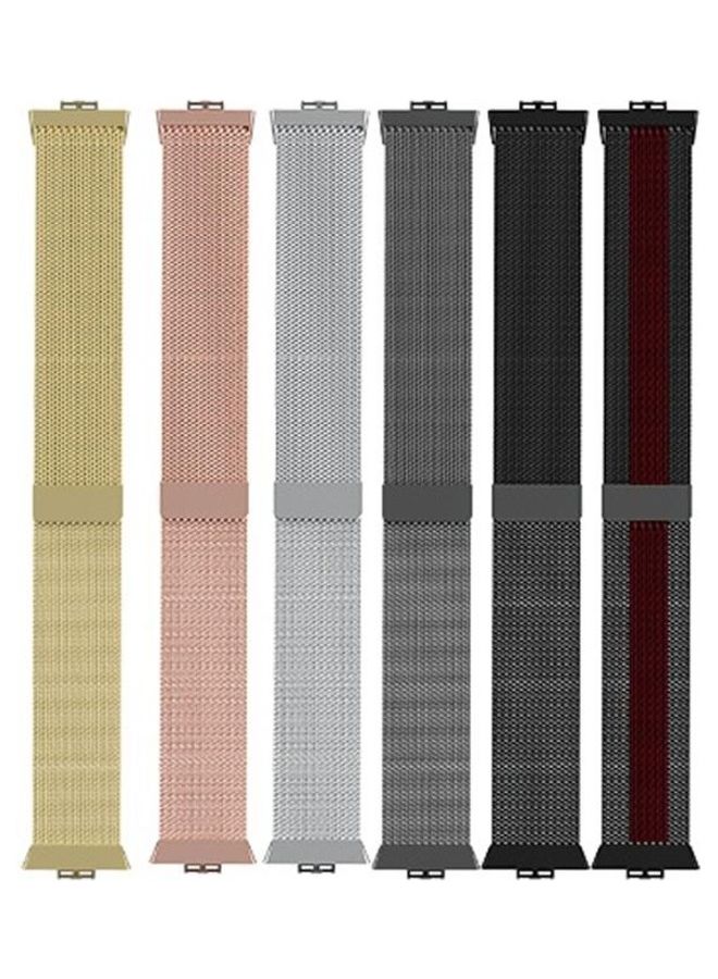 BGM - Milanese Replacement Strap Watchband For Huawei Watch Fit Champagne Gold - Image 1