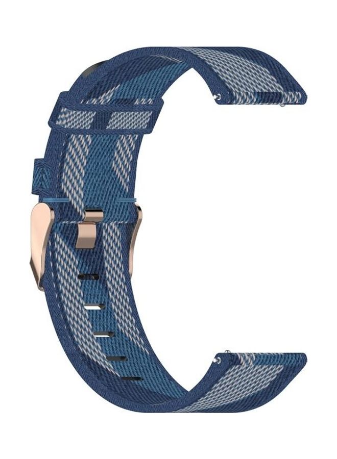 BGM Replacement Strap for Huawei GT 2 and Honor Magic Watch 2 20/42mm Blue - Image 3