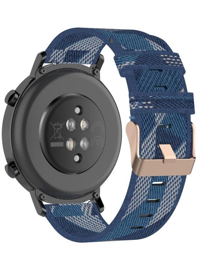 BGM Replacement Strap for Huawei GT 2 and Honor Magic Watch 2 20/42mm Blue - Image 4