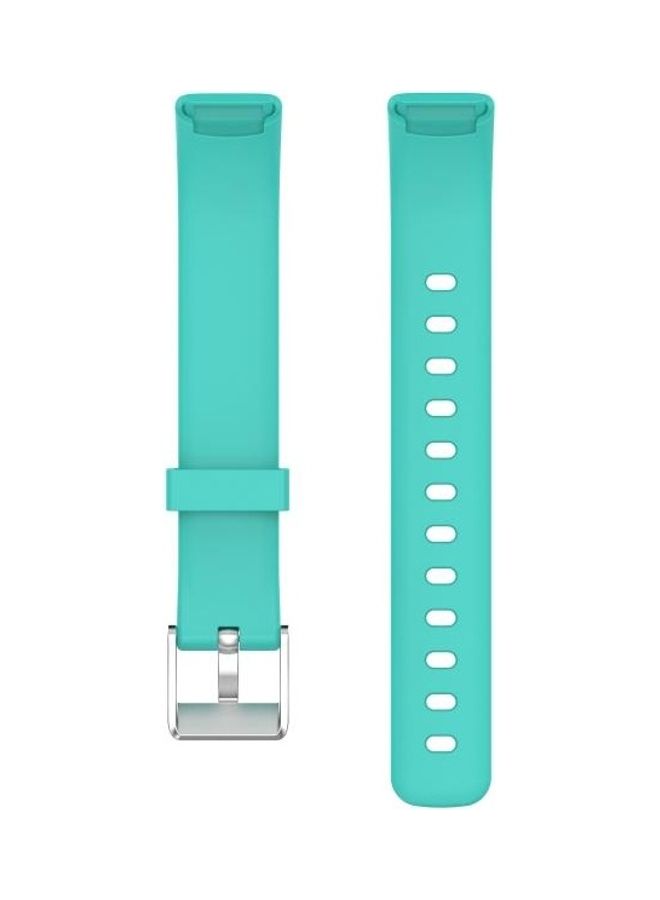 BGM Silicone Replacement Strap Watchband Strap Band for Fitbit Luxe Green - Image 2