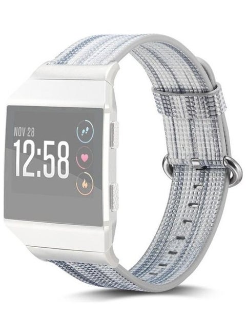 Leather Coloured Drawing Watchband For Fitbit Ionic Multicolour
