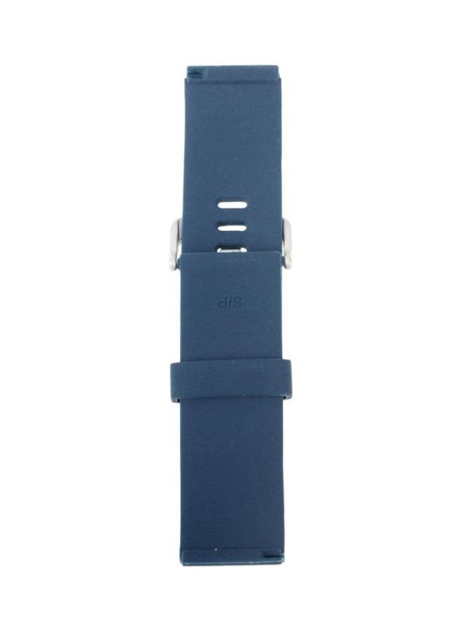 BGM Oblique Texture Silicone Watchband For Fitbit Blaze Watch Large Size, Length: 17-20cm Dark Blue - Image 4