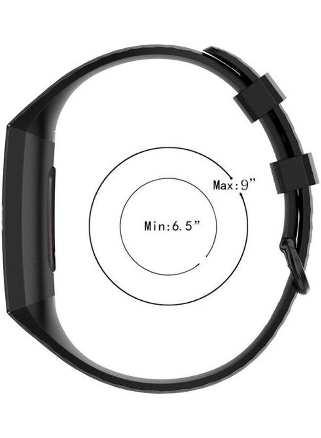 BGM Color Buckle TPU Wrist Strap For Fitbit Charge 4/Charge 3/Charge 3 SE Rose Gold - Image 5