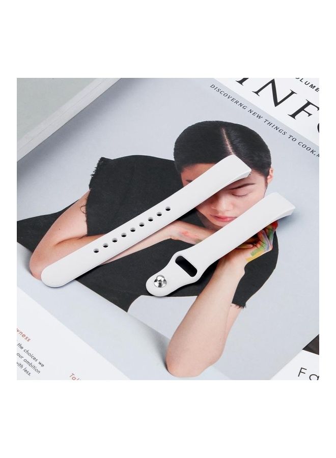 BGM Silicone Strap Band For Fitbit Inspire HR White - Image 5