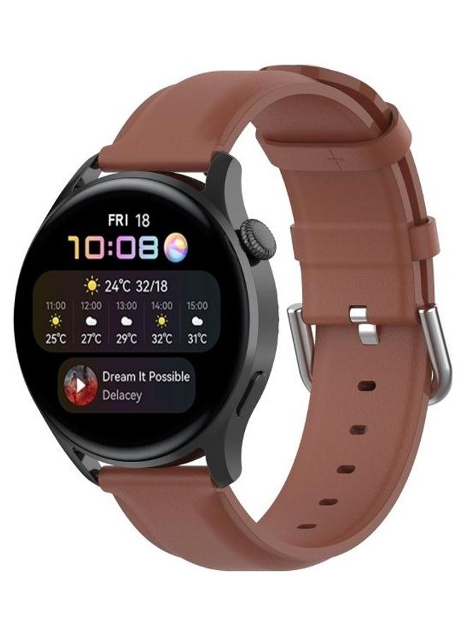 BGM Replacement Strap for Huawei Watch 3/3 Pro 22mm Brown - Image 5
