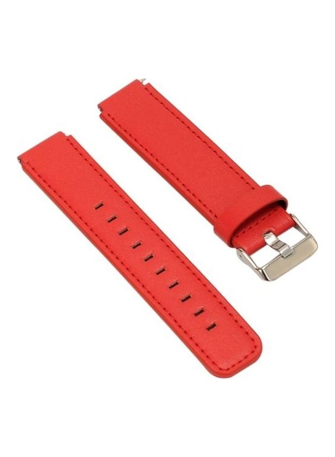 BGM Leather Strap For Huawei B5 Red - Image 1