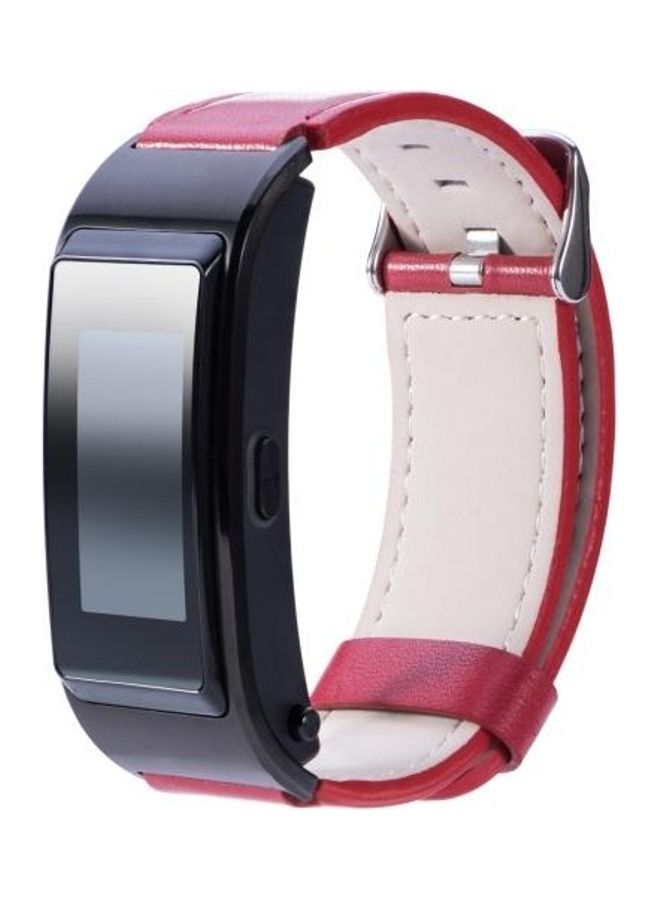 BGM Leather Strap For Huawei B5 Red - Image 2