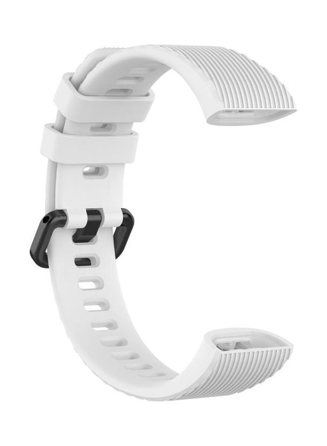 بي جي إم سوار من السيليكون لساعة هواوي باند 3 و4 برو أبيض - Image 2