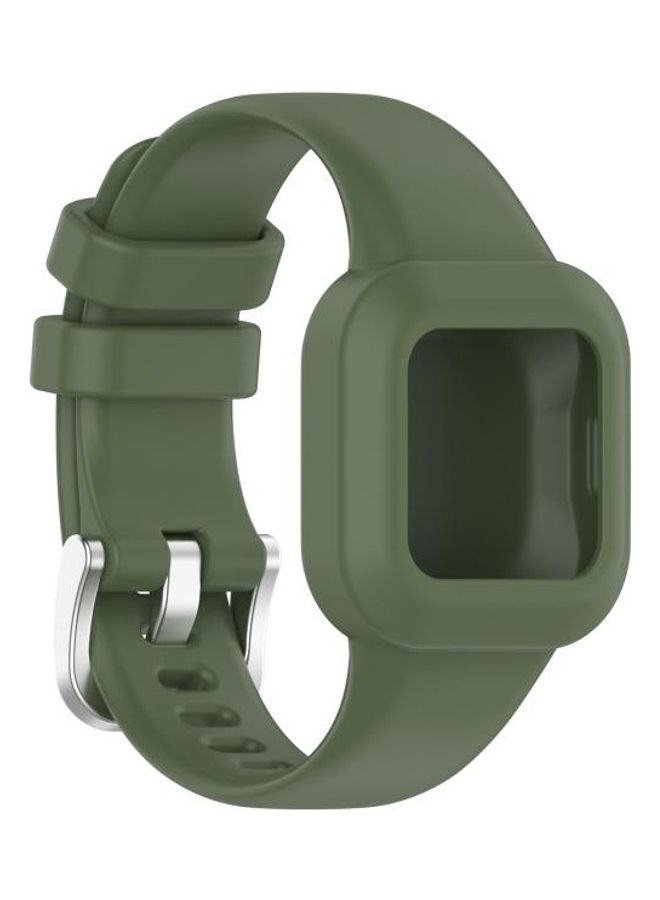 BGM Silicone Replacement Watchband For Garmin Vivofit JR3 Dark Green - Image 1