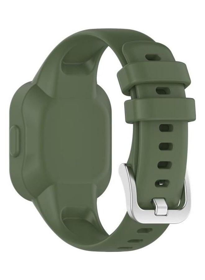BGM Silicone Replacement Watchband For Garmin Vivofit JR3 Dark Green - Image 2