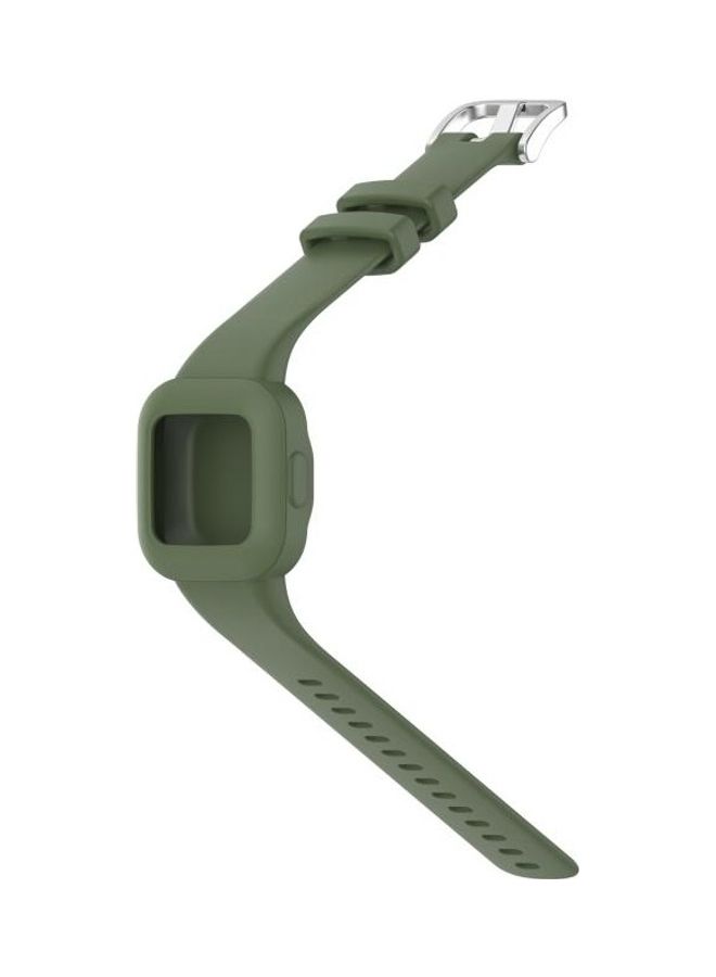 BGM Silicone Replacement Watchband For Garmin Vivofit JR3 Dark Green - Image 3