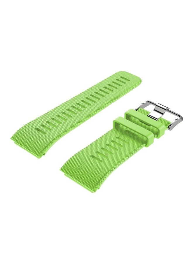 BGM - Silicone Sport Watch Strap for Garmin Vivoactive HR Green - Image 1