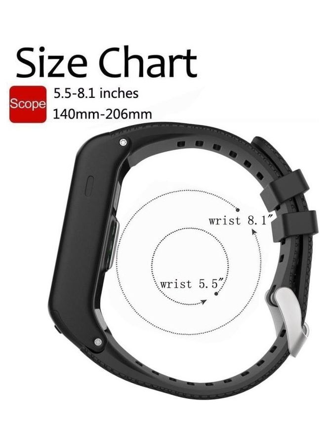 BGM - Silicone Sport Watch Strap for Garmin Vivoactive HR Green - Image 1