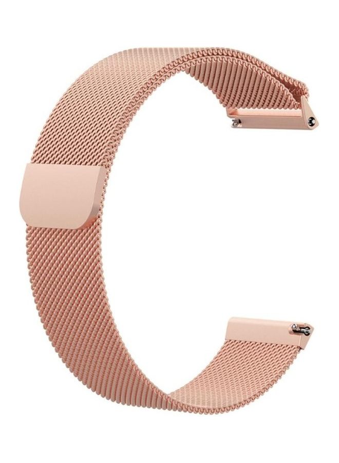 BGM - Milanese Replacement Wrist Strap For Fitbit Versa Rose Gold - Image 1