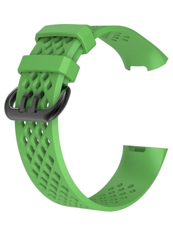 BGM Replacement Strap Band for Fitbit Charge 3 Smartwatch Green - Image 2