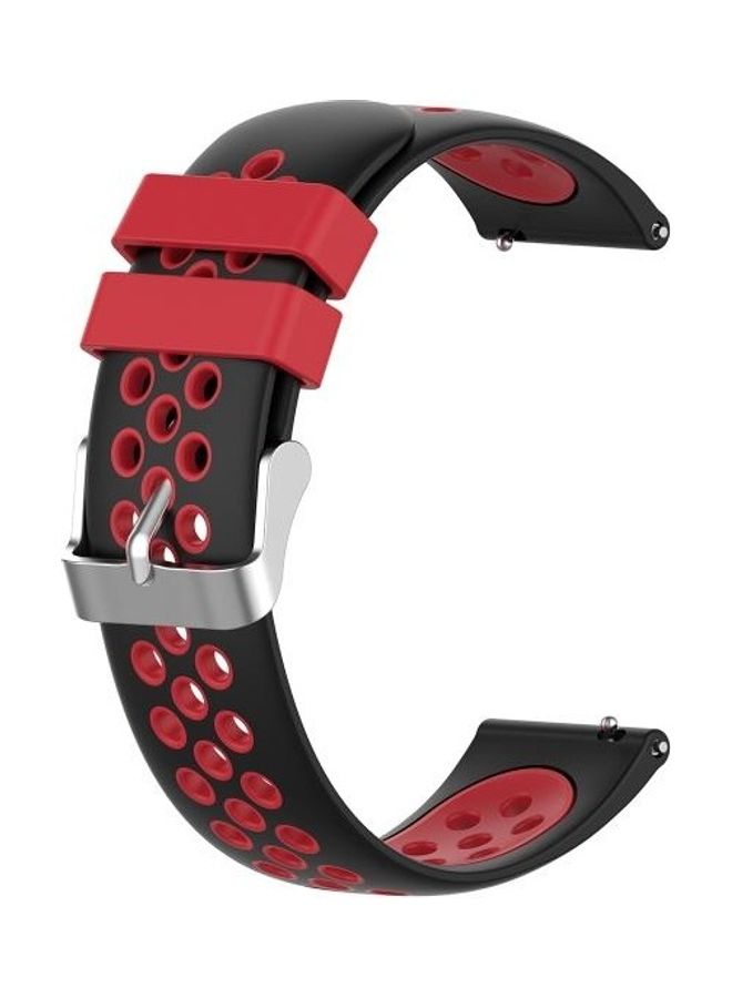 بي جي إم سِوار بديل لساعة هواوي 3/3 برو مقاس 22 مم أسود/ أحمر - Image 1