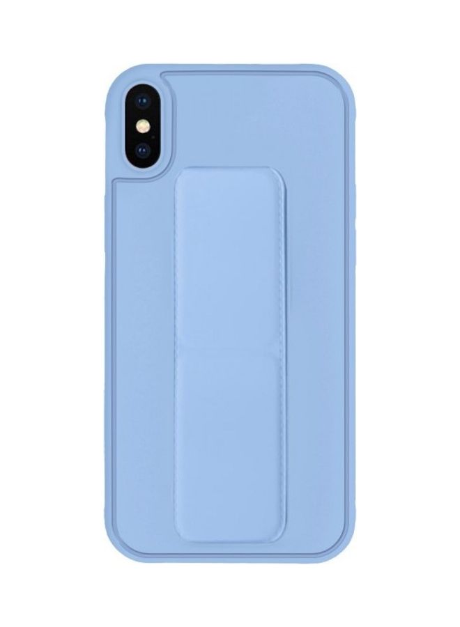 MARGOUN Protective Case Cover With Finger Grip Stand For Apple iPhone XS/X Blue - Image 1