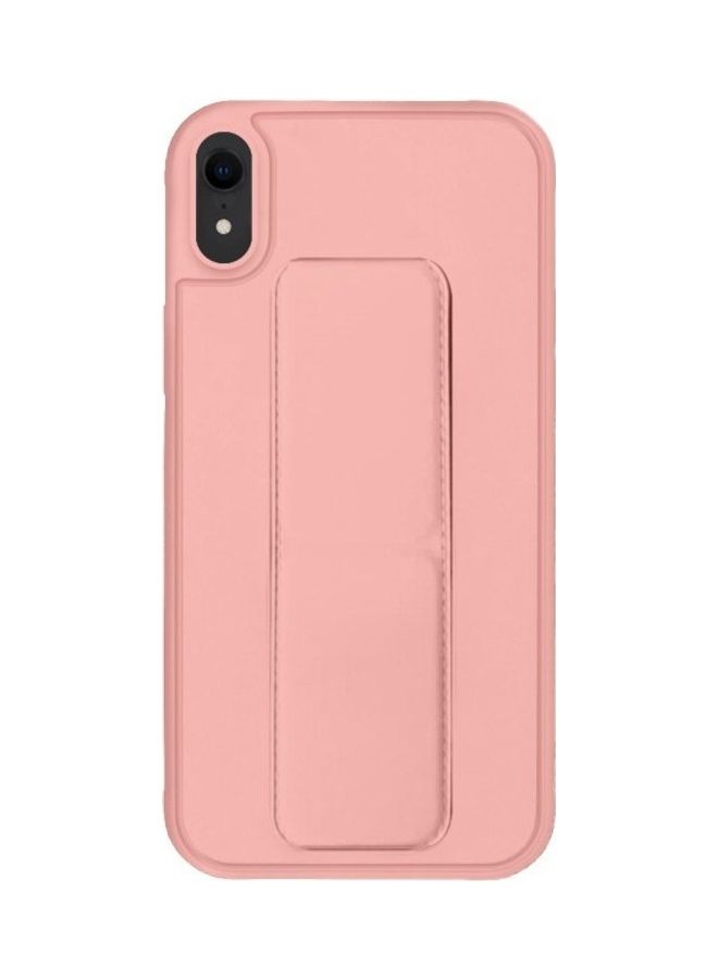 مارجون غطاء حماية واقٍ مع حامل للإمساك بالإصبع لهاتف أبل آيفون XR وردي - Image 1