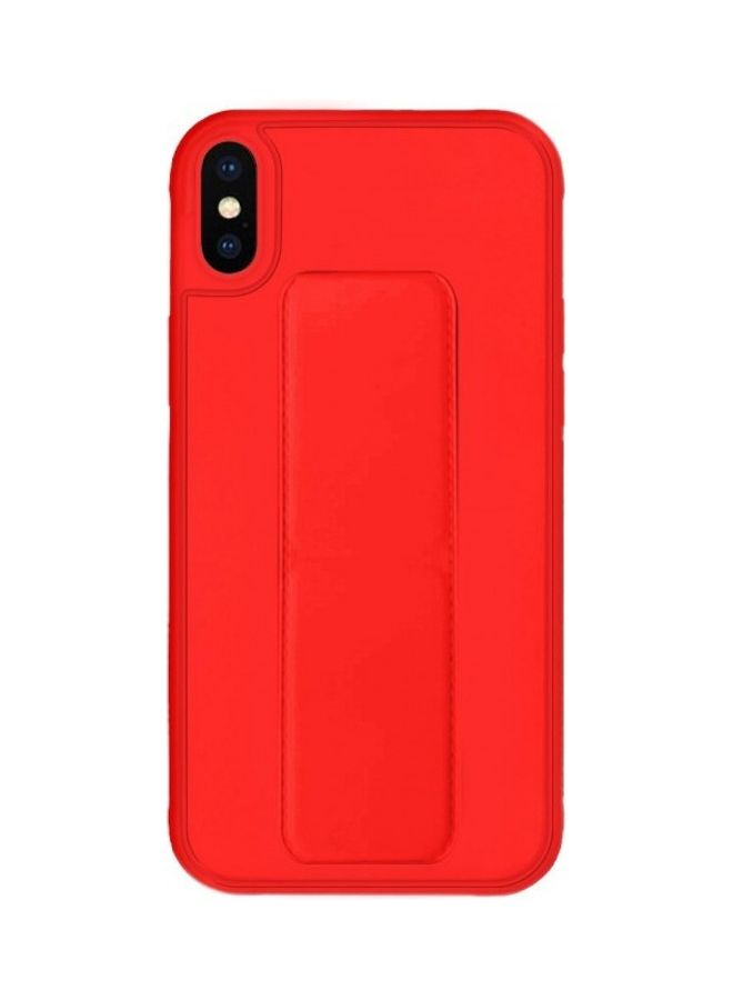 MARGOUN Protective Case Cover With Finger Grip Stand For Apple iPhone XS Max Red - Image 3