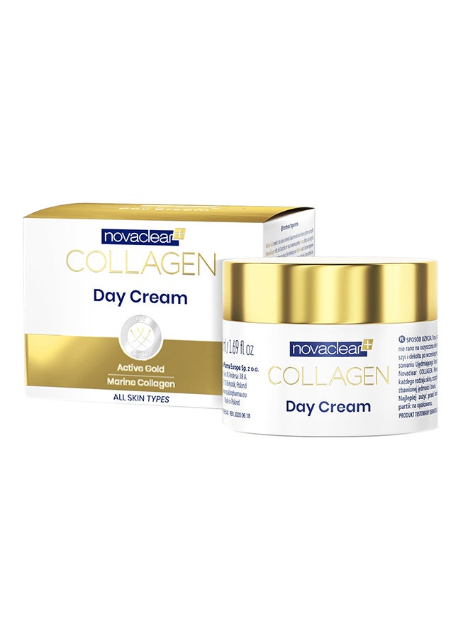 novaclear Collagen Day Cream White 50ml - Image 1