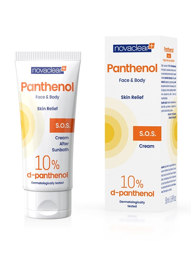 novaclear - Panthenol Face & Body Cream White 50ml - Image 1