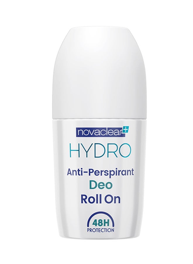 novaclear Hydro Anti Perspirant Deo Roll On White 50ml - Image 2